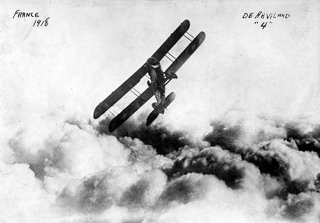 DH.4 in the sky of France