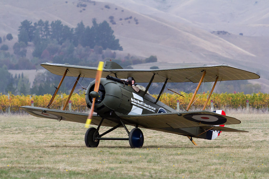 Modern replica DH.5 in New Zealand