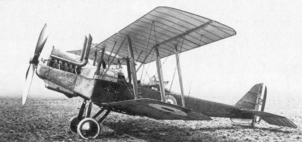 RE8, twin seat observation plane, 4000 produced until 1918