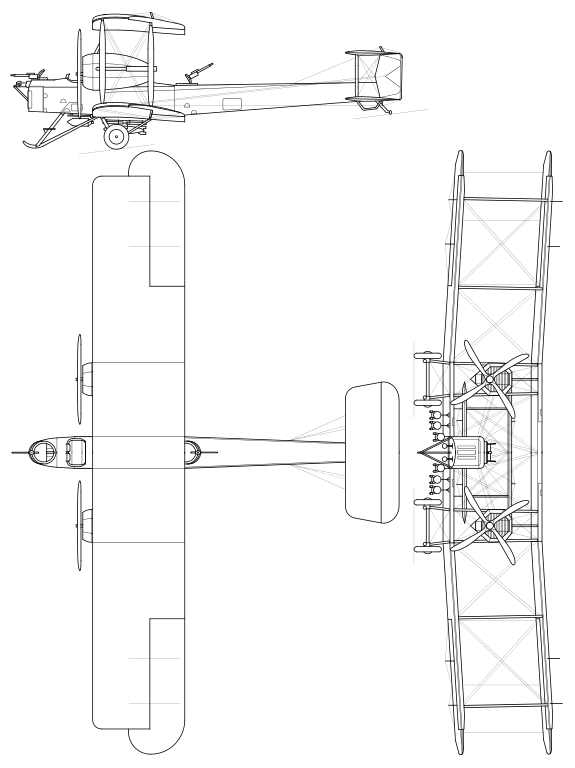 The Vickers Vimy blueprint