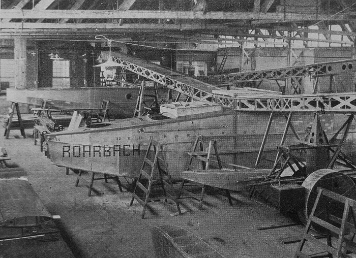 Rodra under construction, January 1927