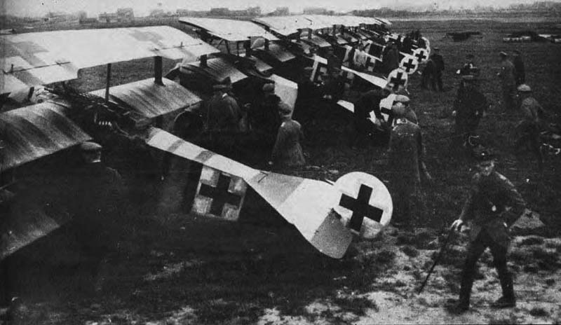 Fokker Dr.1 in Jasta 26 at Erchin, France