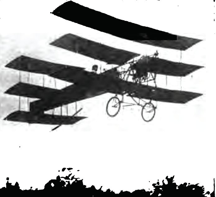 The Roe Bulls eye triplane, 1911, one of the first production of the firm