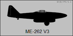 Me 262 V3 silhouette
