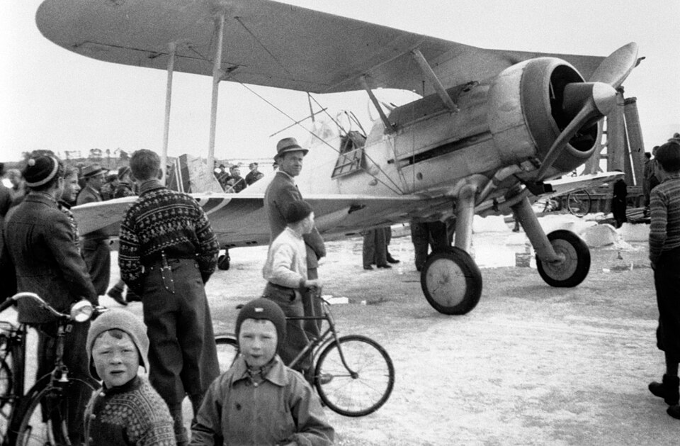 Gloster Gladiator at Mjosna