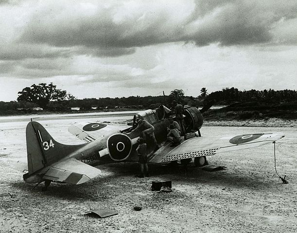 RNZN SBD-4 at Espiritu Santo in 1943